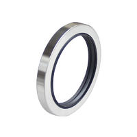 Stainless Steel D type-Triple Rotary Lip PTFE Oil Seal