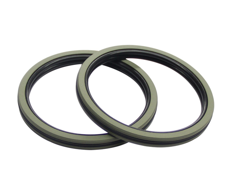 DSH-Pneumatic Piston Seal | Dqf-bronze Filled Ptfe Nbr Compact Seal-1